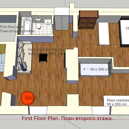 Space Mindaugo 2bdr/2bth/2 Storeys Apartamento
